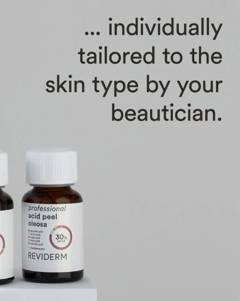 Reviderm-Produkte für chemisches Peeling 